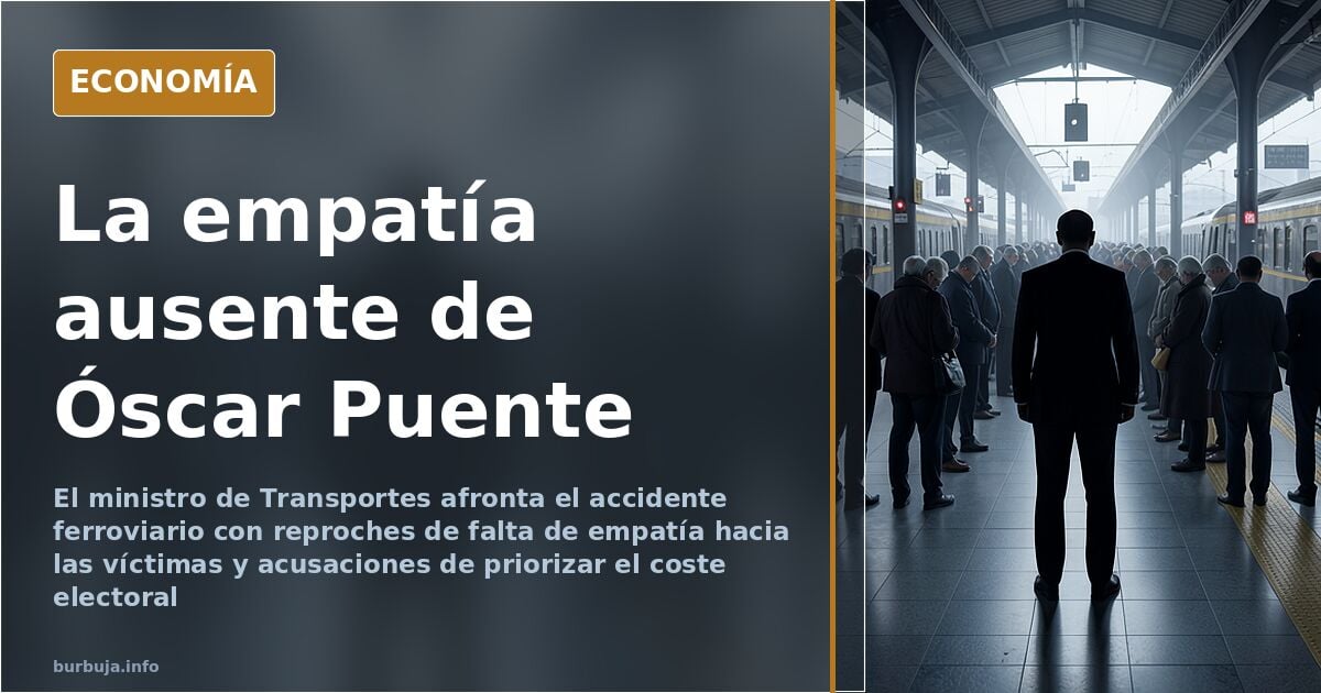 Óscar Puente y la empatía que no llega tras Adamuz