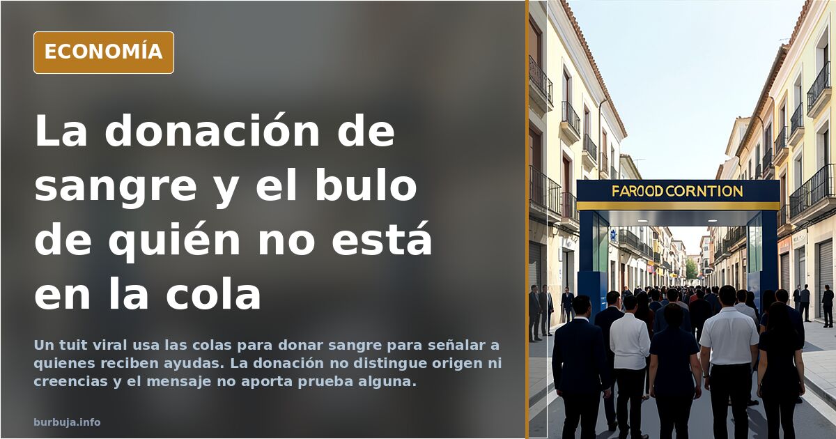 Colas para donar sangre sin...