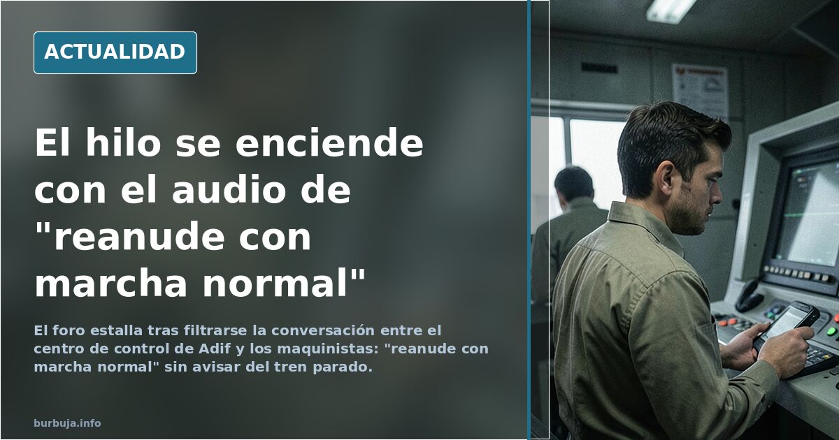 Se confirma. El Operador era un crio new generation