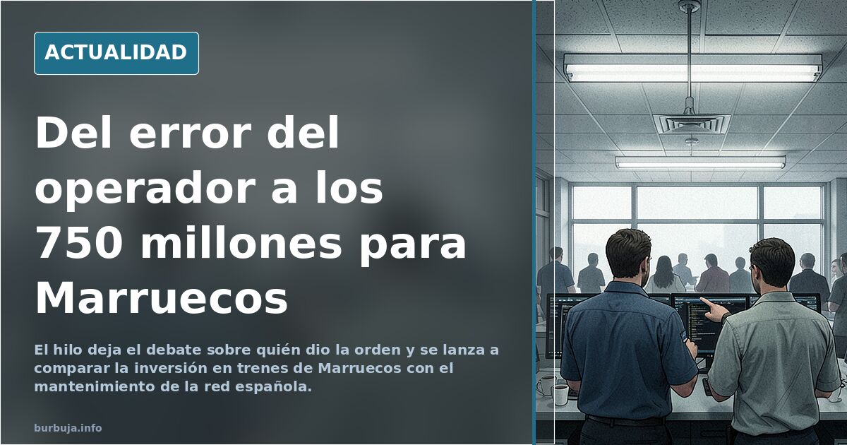 Se confirma. El Operador era un crio new generation