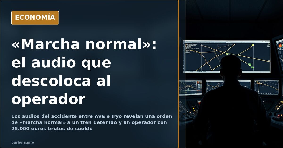 Los audios del AVE y el Iryo: la orden de «marcha normal» que nadie revisó