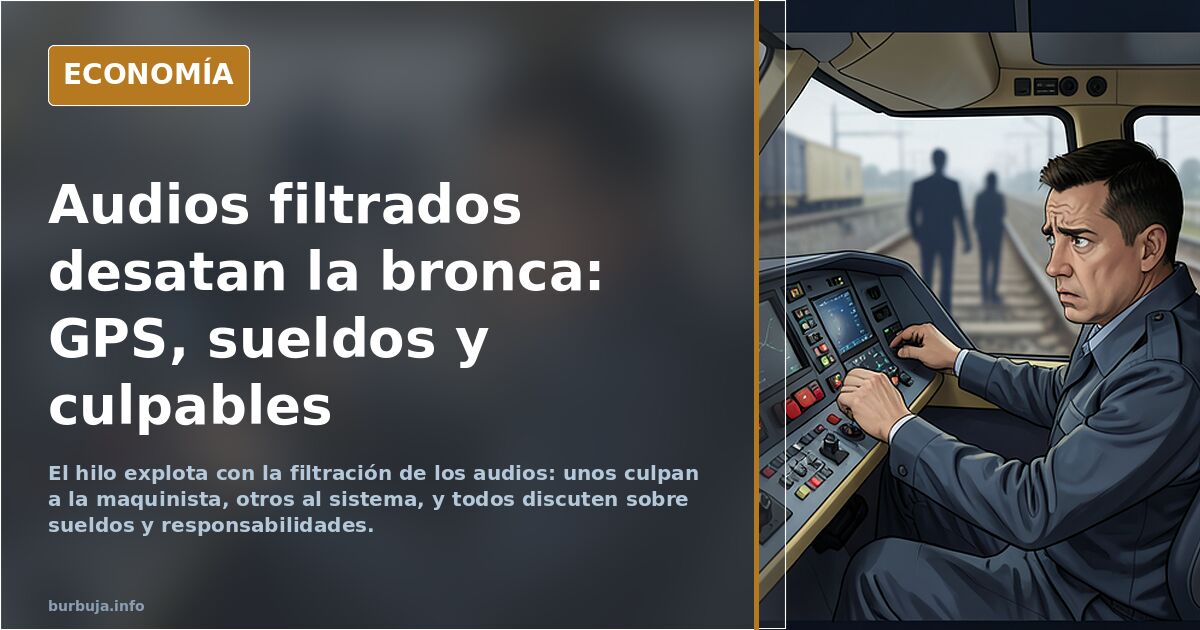 Los audios del accidente entre el maquinista y el operador