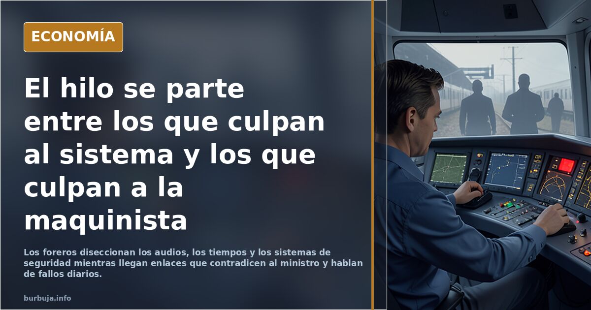La maquinista de Iryo pidio reanudar la marcha y se mantuvo en espera hasta el accidente