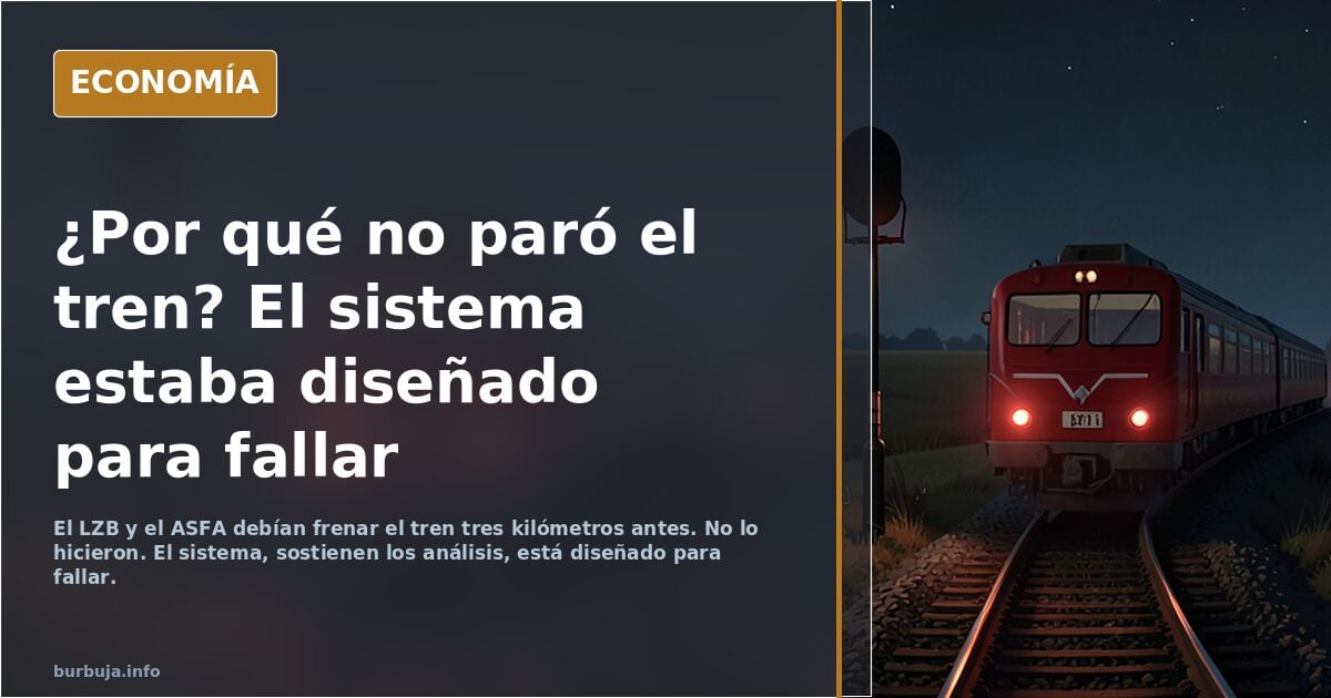 El control de ADIF no es culpable: el sistema estaba diseñado para fallar