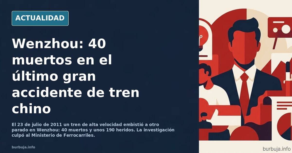 Accidente de tren con 40.muertos y 190 heridos en 2011