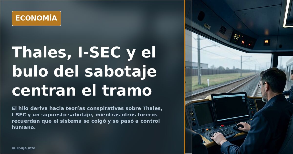 Thales, I-SEC y el bulo del sabotaje centran el tramo