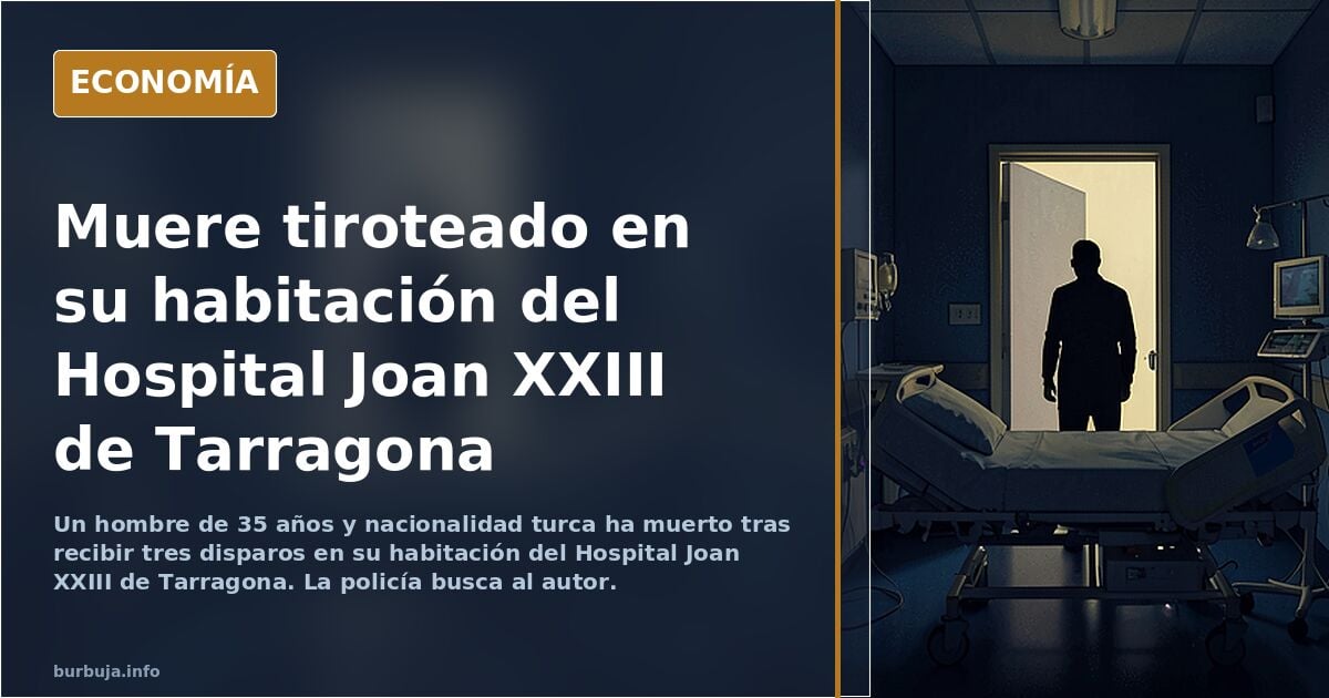 Ejecutan a tiros a un hombre ingresado en un hospital de Tarragona