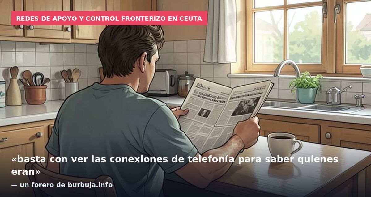 Redes de apoyo y control fronterizo en Ceuta: «basta con ver las conexiones de telefonía para saber quienes eran» — un forero de burbuja.info