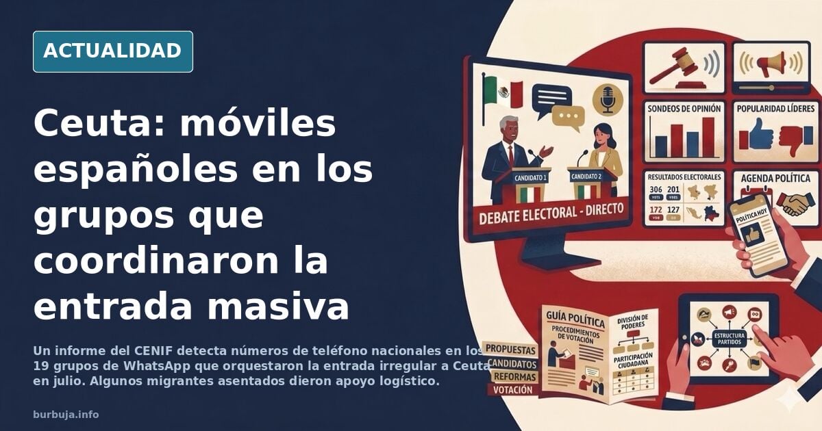 BOOM!!! Migrantes asentados en España ofrecieron "apoyo logístico" e "información" a los participantes de la entrada masiva