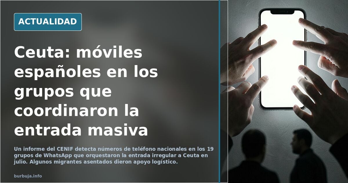 BOOM!!! Migrantes asentados en España ofrecieron "apoyo logístico" e "información" a los participantes de la entrada masiva