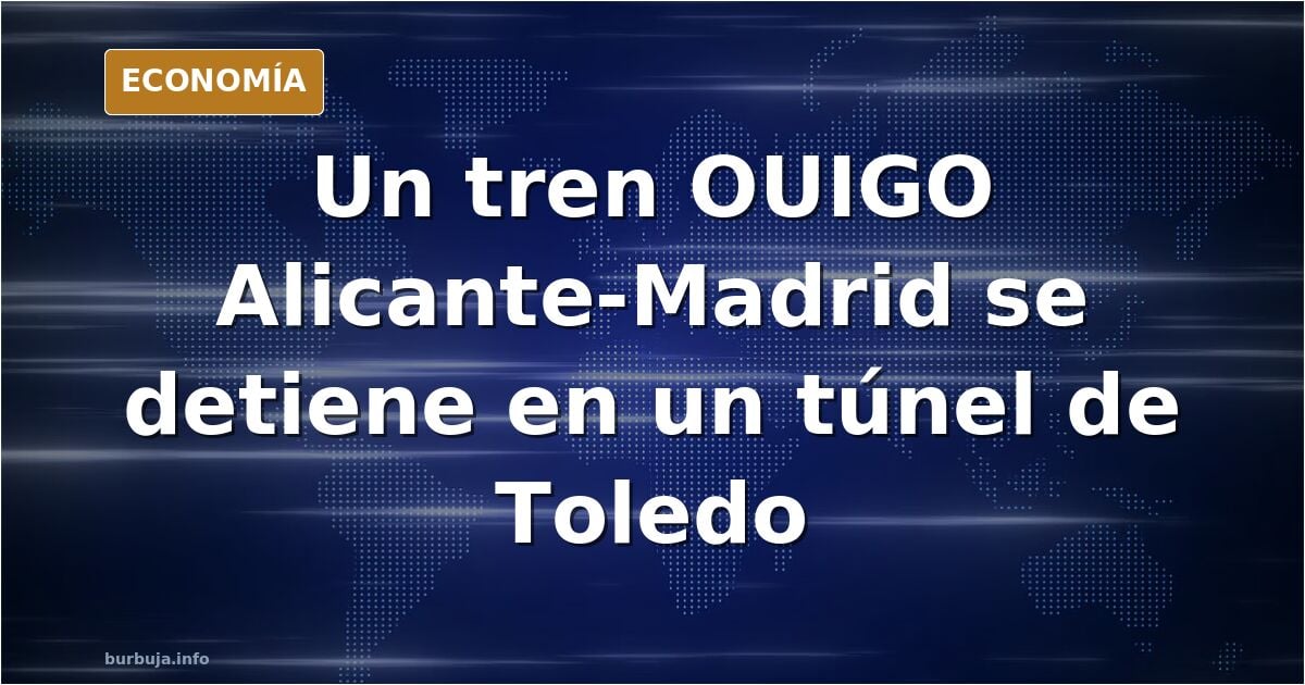 Se rompe una catenaria de otro tren en túnel de Toledo