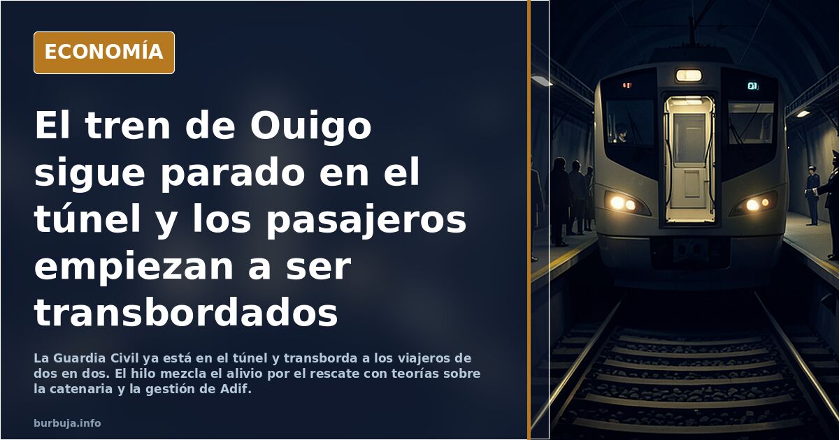 Se rompe una catenaria de otro tren en túnel de Toledo