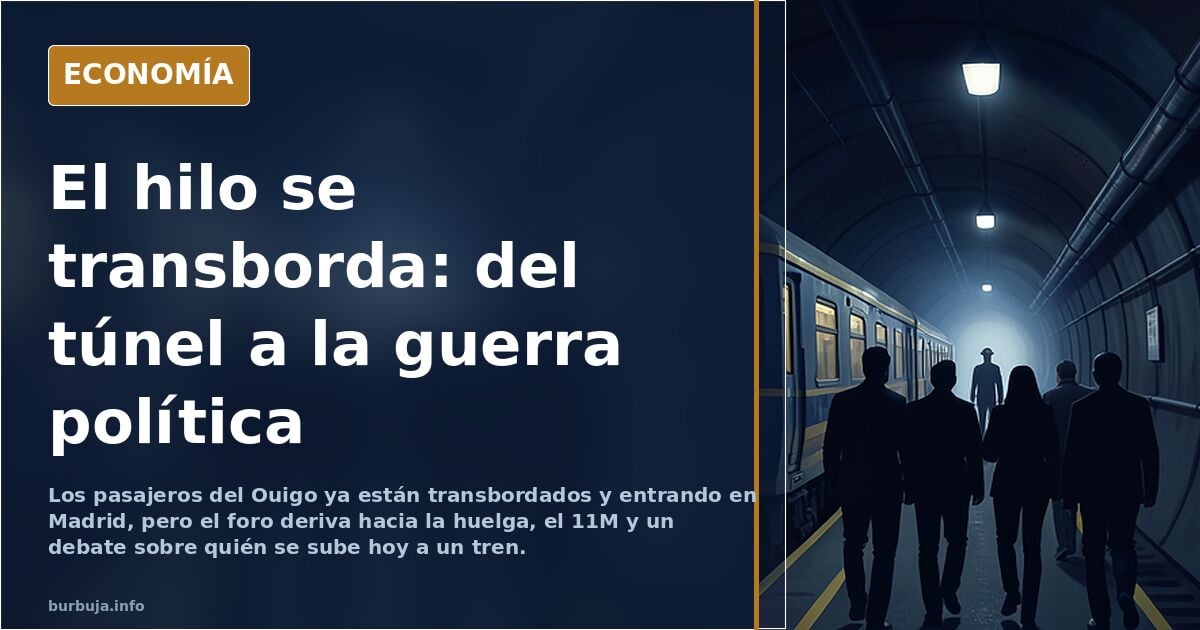 Se rompe una catenaria de otro tren en túnel de Toledo