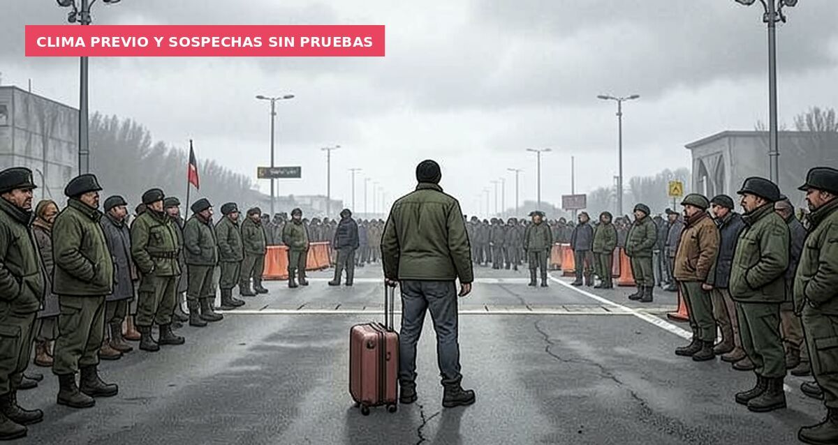 Clima previo y sospechas sin pruebas