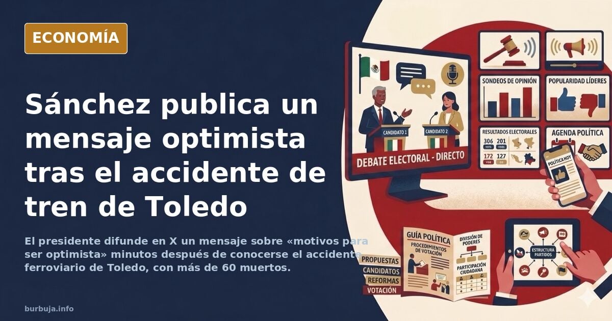 El mensaje de Sánchez en Twitter tras la tragedia de los trenes