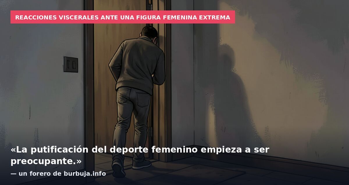 Reacciones viscerales ante una figura femenina extrema: «La putificación del deporte femenino empieza a ser preocupante.» — un forero de burbuja.info