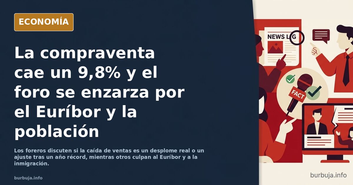 NOTARIOS, BR00TAL>>> La compraventa se hunde un 9,8% y encadena 8 meses consecutivos de caída