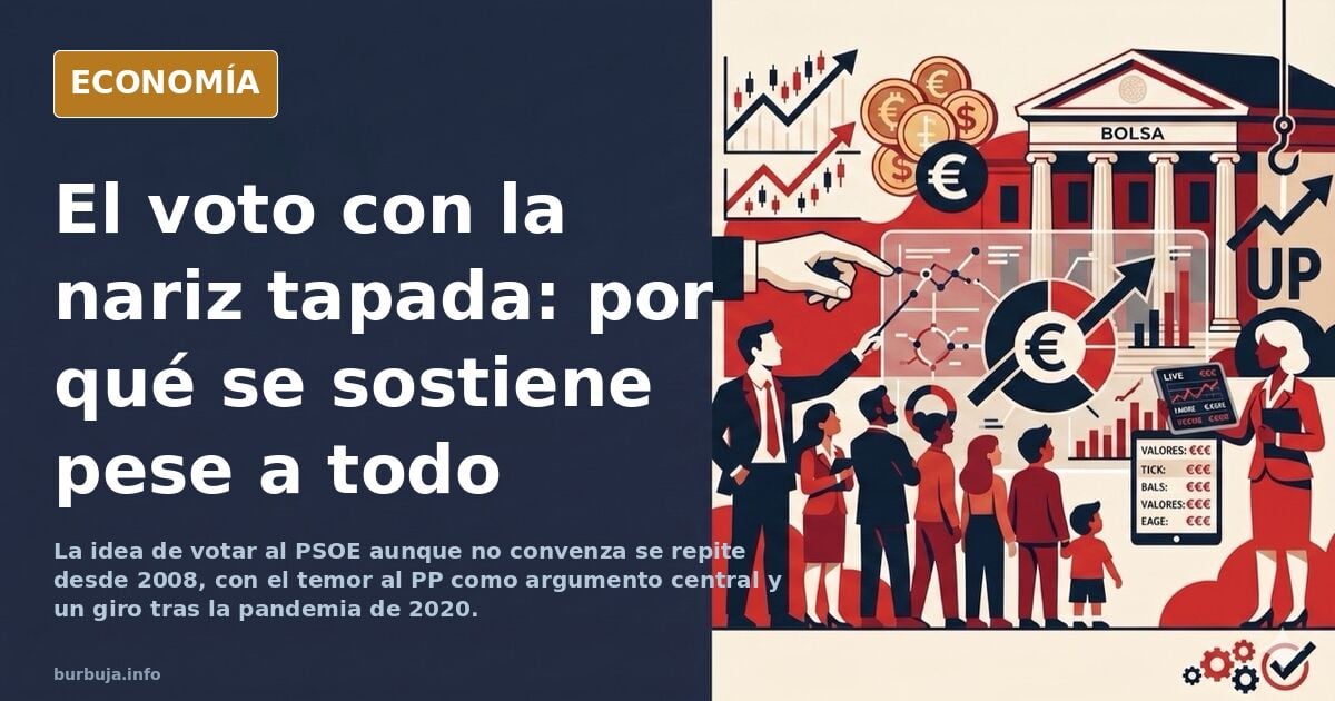 La excusa delos pusilánimes: "Hay que votar al PSOE, aunque sea con la nariz tapada"