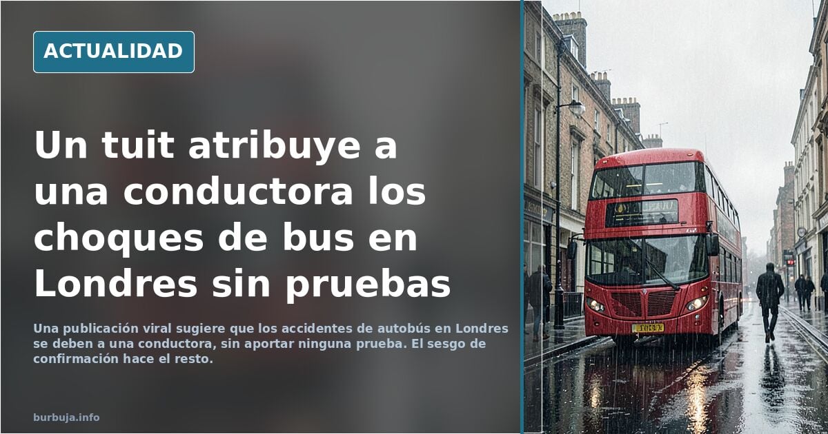 Un conductor de bus en Londres protagoniza un momento insólito