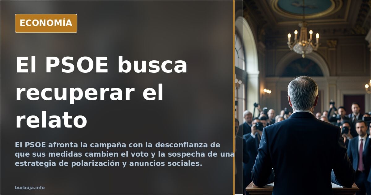 El PSOE ante el reto de recomponer el relato tras el accidente ferroviario