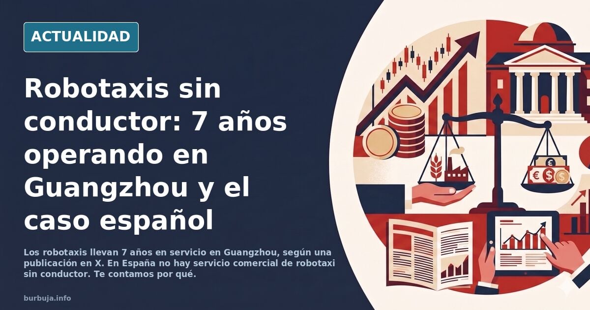 Los robotaxis ya llevan 7 años en algunos sitios. En españa hay?