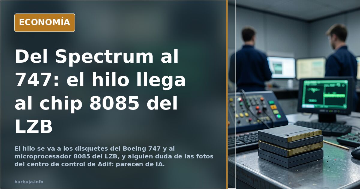 Del Spectrum al 747: el hilo llega al chip 8085 del LZB