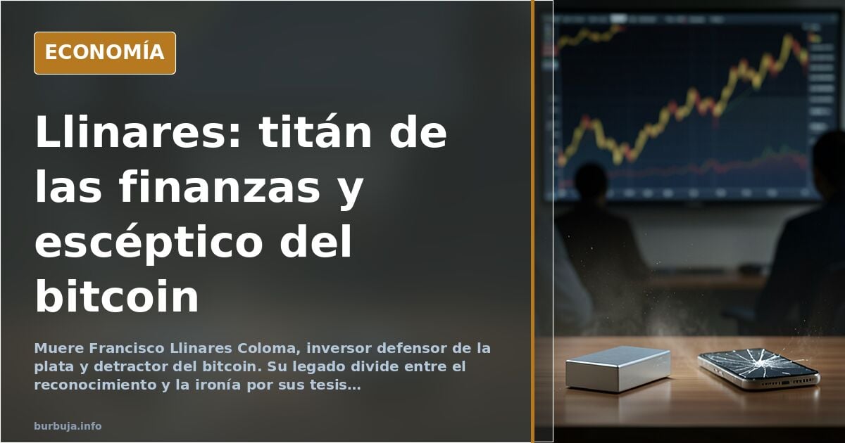 Muere Francisco Llinares, el inversor que desdeñó el bitcoin