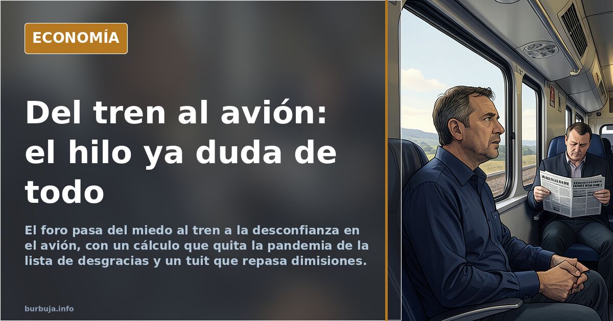 No se me quita de la cabeza una cosa. Por lo de este último "accidente" de trenes...
