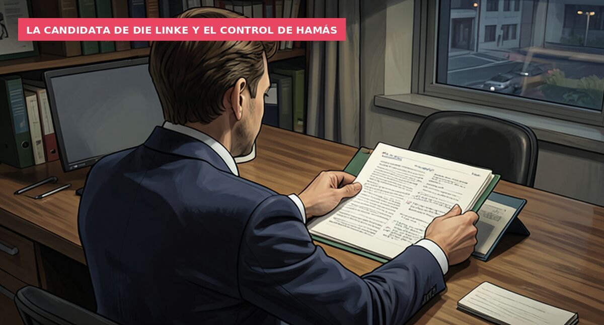 MEGA-ESCÁNDALO: La ganadora de las elecciones de BERLÍN, del partido de ultraizquierda Die Linke confiesa por error que Hamás controla su partido.