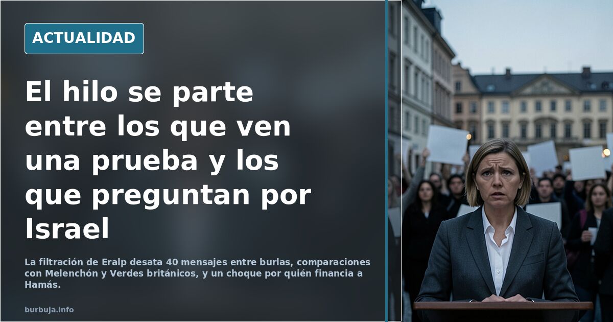 MEGA-ESCÁNDALO: La ganadora de las elecciones de BERLÍN, del partido de ultraizquierda Die Linke confiesa por error que Hamás controla su partido.