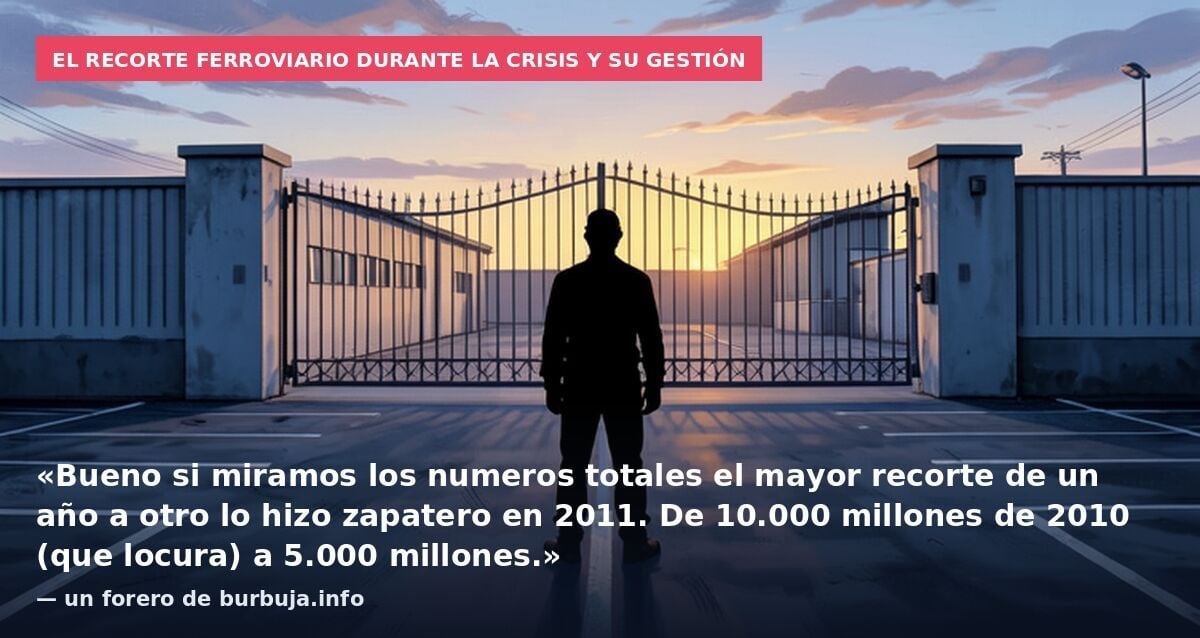 Gisbert: "Fátima Báñez estaba en el Gobierno que redujo drásticamente el presupuesto en mantenimiento de infraestructuras ferroviarias"
