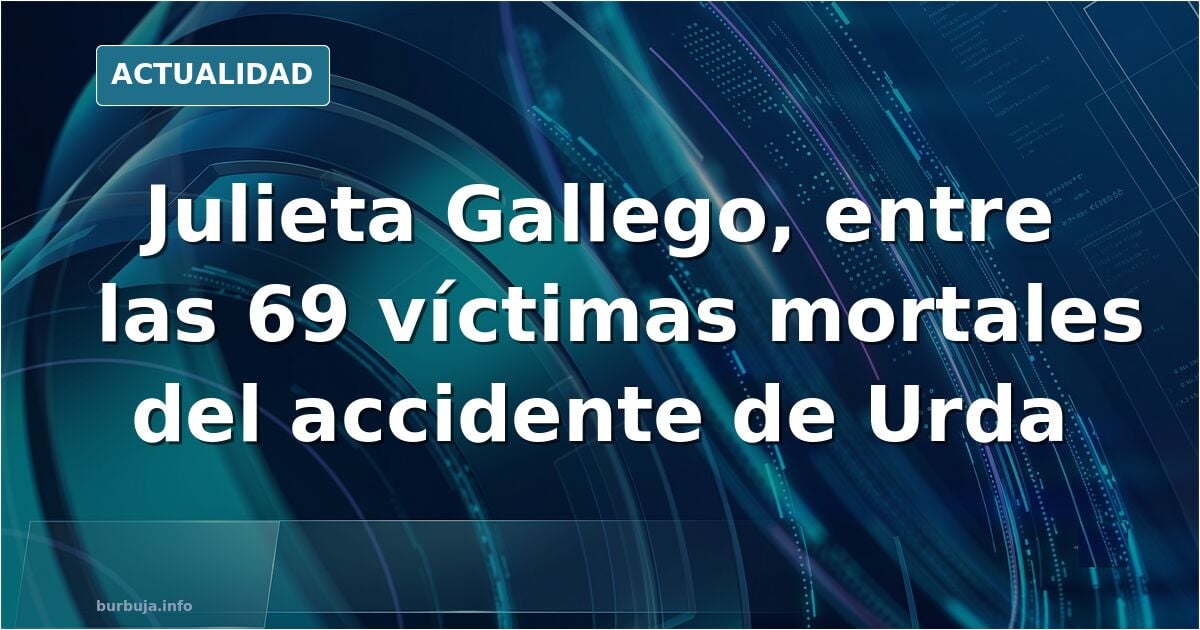 † · La atleta Julieta Gallego, entre las víctimas mortales del accidente de Urda