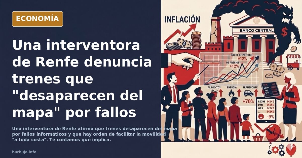Todos los días desaparecen trenes del mapa por fallos del sistema y que les han dado orden de facilitar la movilidad "a toda costa" los próximos meses