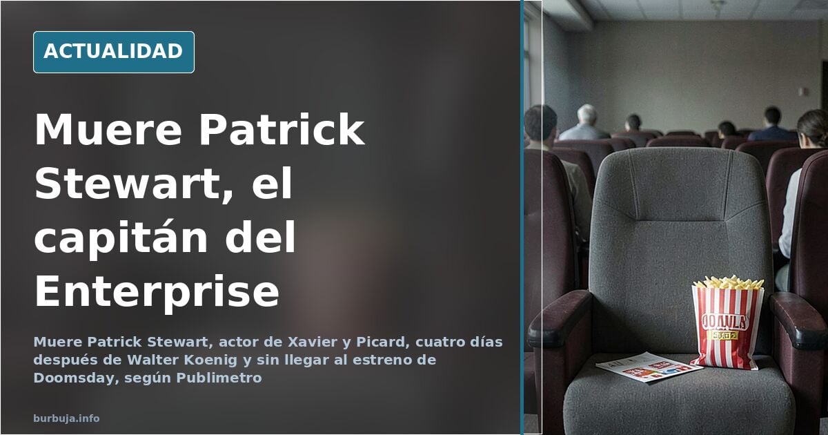 Patrick Stewart, Xavier y Picard: el estreno al que no llegó
