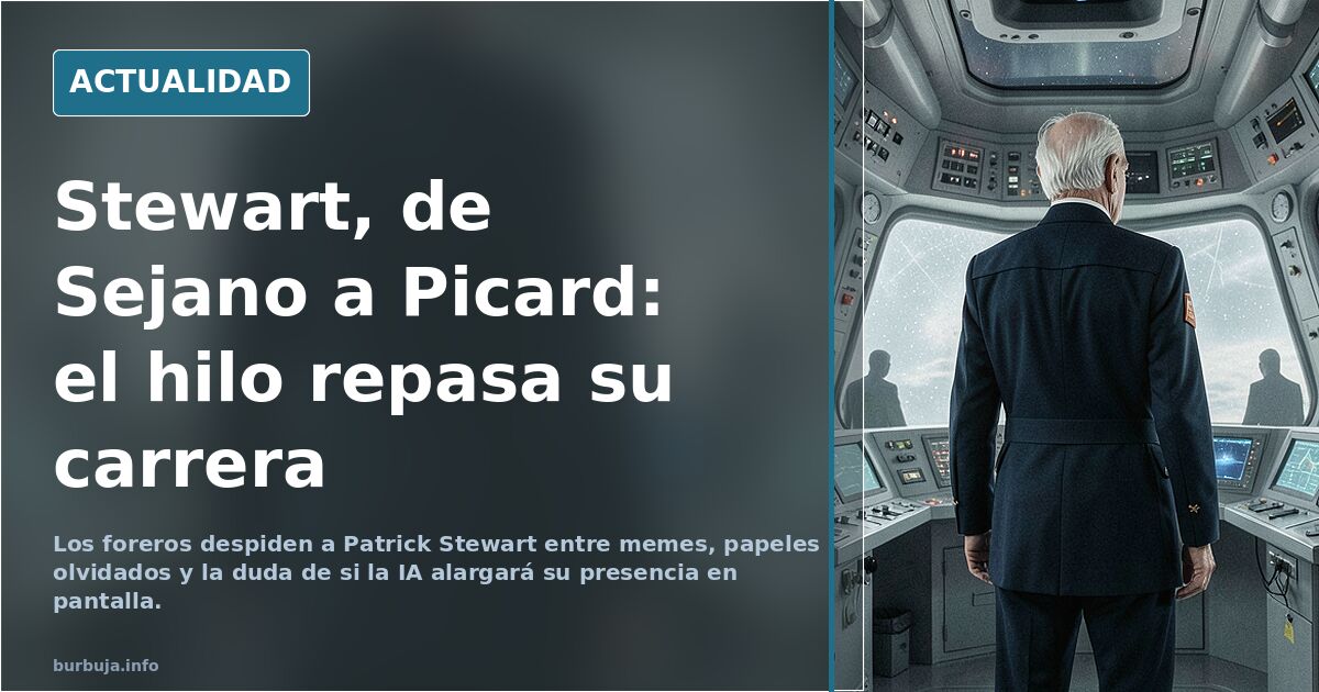 HA perecidO PROFESOR XAVIER  , capitan picard star trek PATRICK STEWART