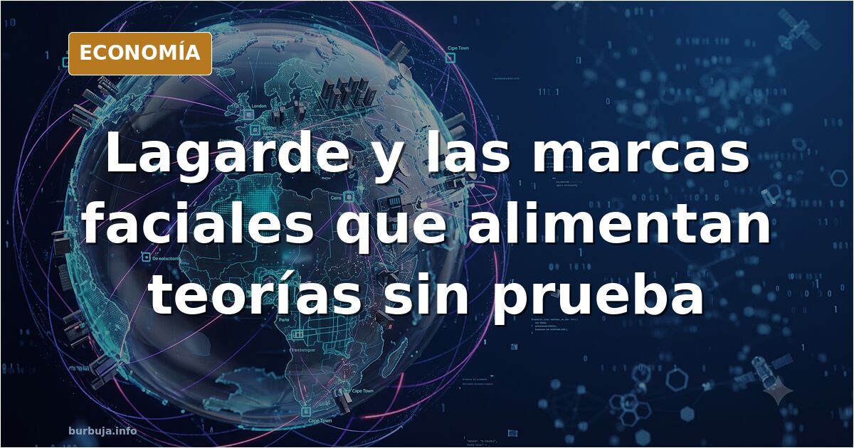 Otra vez las misteriosas lesiones en la cara de Lagarde