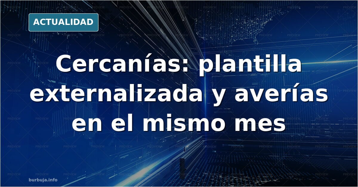 Soy ferroviaria. Y no me sorprende lo que ha pasado. No diré nada que no sepa ya el público.