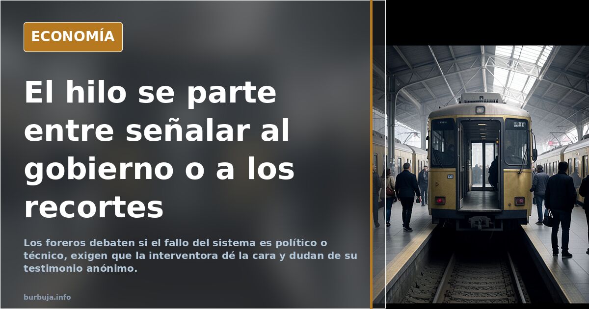Amenazas. Una interventora de Renfe desvela que todos los días desaparecen trenes del mapa por fallos del sistema informático: «Hemoshechomil informes