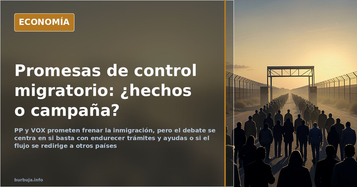 PP y VOX: ¿bajará la inmigración o solo el relato?
