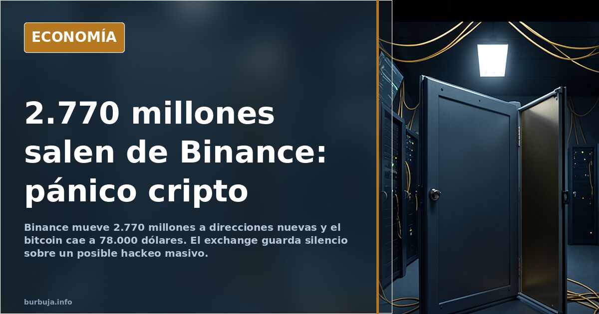 Ilustración de billeteras digitales y flechas de dinero saliendo de un exchange hacia direcciones desconocidas en la blockcha