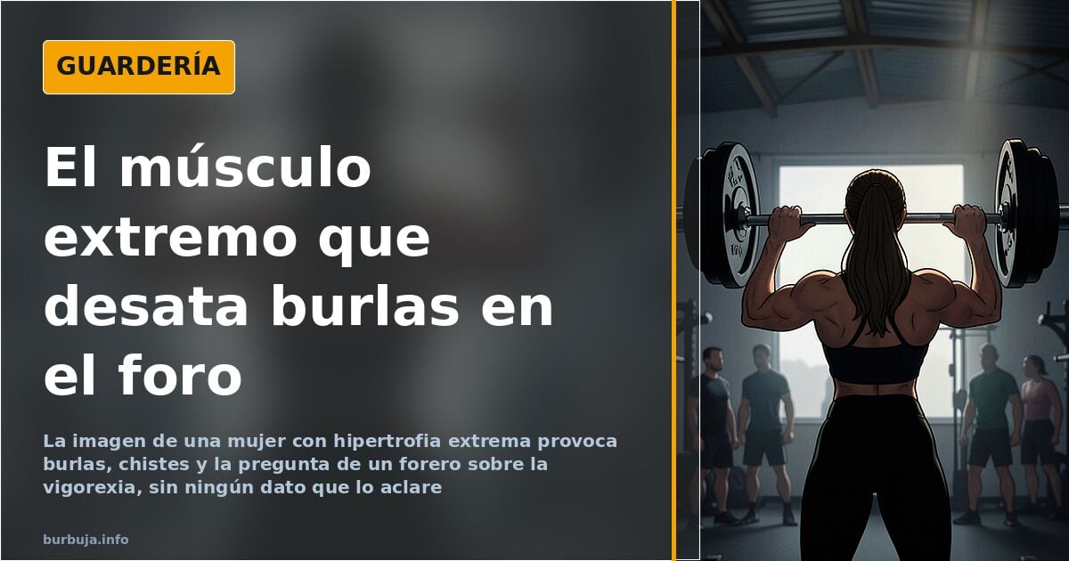 Ilustración de una mujer con un desarrollo muscular muy marcado