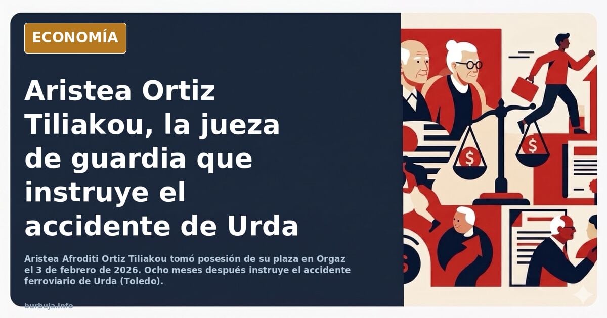 Aristea Afroditi Ortiz Tiliakou, la joven jueza que se hace cargo de la investigación de Urda ocho meses después de conseguir plaza