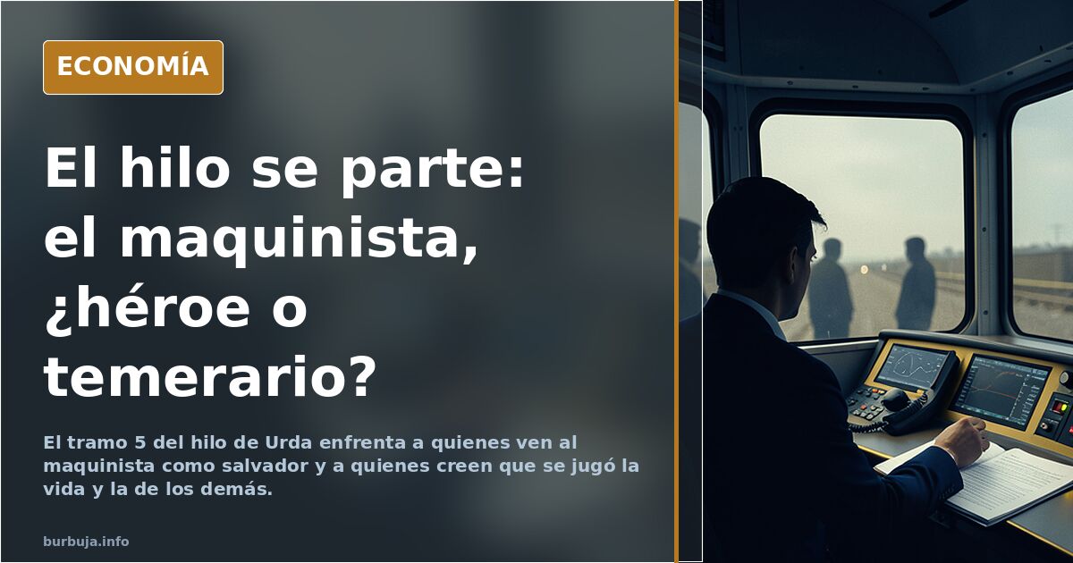 Se iban a estrellar TRES trenes. El maquinista del tercero lo evitó.