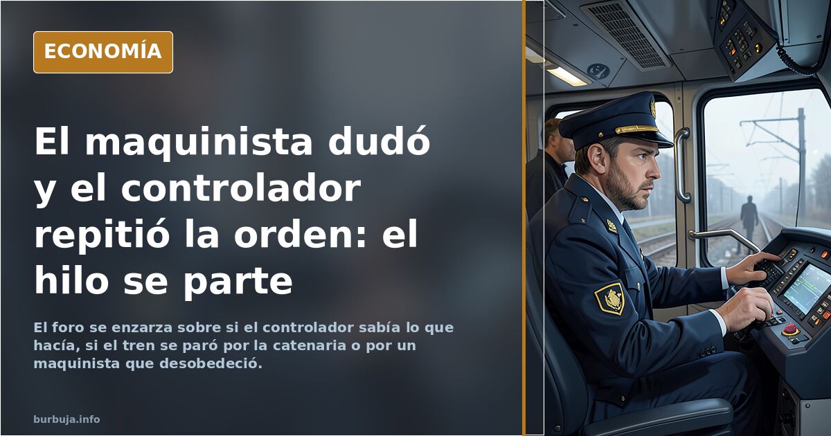 Se iban a estrellar TRES trenes. El maquinista del tercero lo evitó.