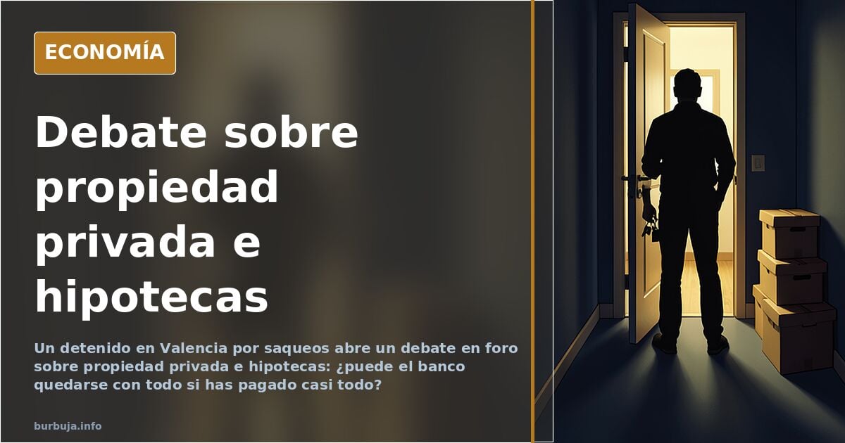 Detenido en Valencia por organizar los saqueos