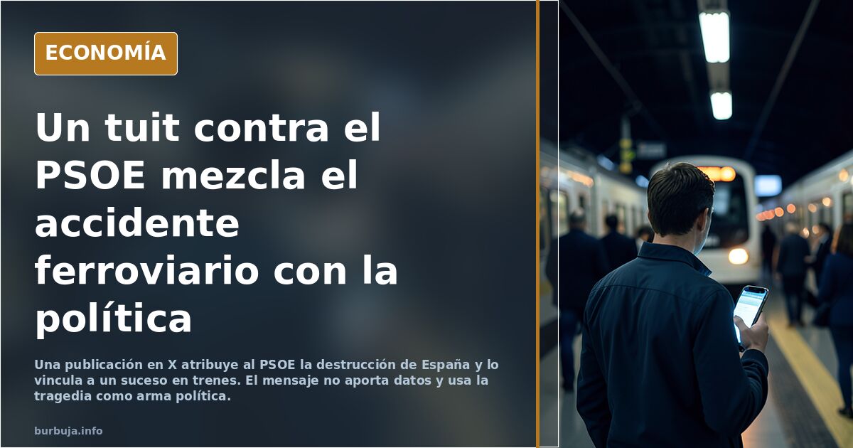El PSOE se va a ir igual que llegó