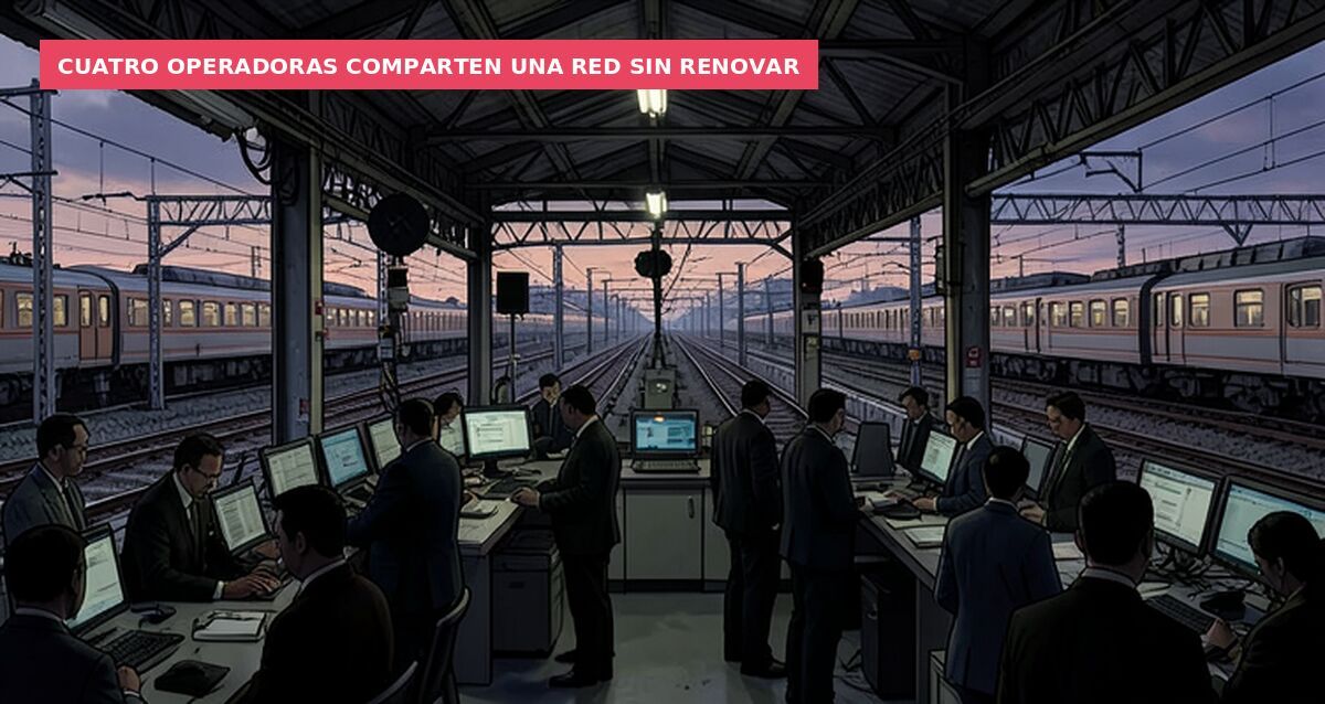 Cuatro operadoras comparten una red sin renovar