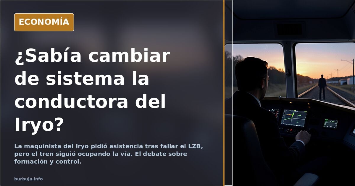 El fallo del LZB y la formación exprés de la maquinista del Iryo