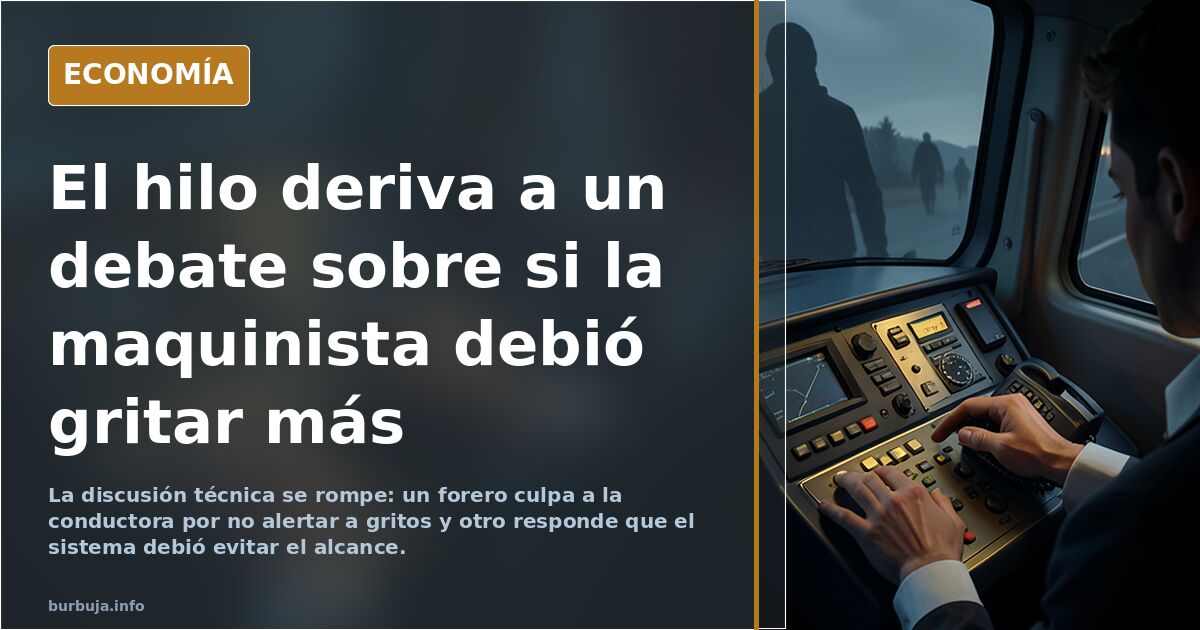 ¿Es posible que la conductora del Iryo no supiera cómo cambiar al sistema de señalización lateral (BSL)? Es muy poco común.