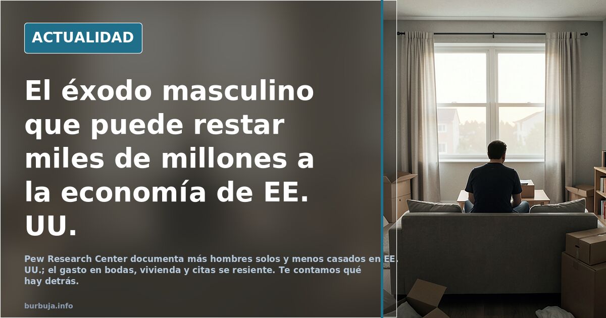 Predicción para 2030: el éxodo masculino BORRARÁ MILES DE MILLONES de la economía